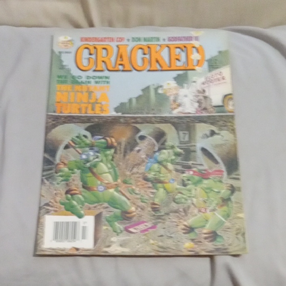 Cracked Magazine 263 Featuring Teenage Mutant Ninja Turtles Cover